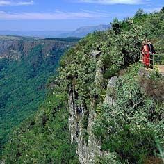 God's Window viewsite on the Mpumalanga escarpment, part of the scenic Panorama Route.