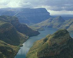 Part of the Blyde River Canyon on the Panorama Route in Mpumalanga, South Africa.