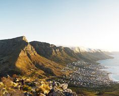 Table Mountain and The Twelve Apostles